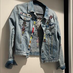 Embroidered Denim Jacket